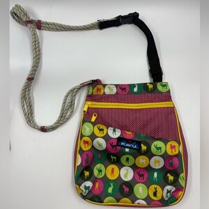 Kavu Rope Bag Zip Animal Print Bag 11 X 10 Inch